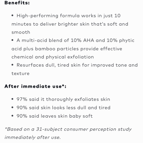 Beautycounter | Reflect Effect AHA Smoothing Facial Mask 15ml NIB - Picture 2 of 3